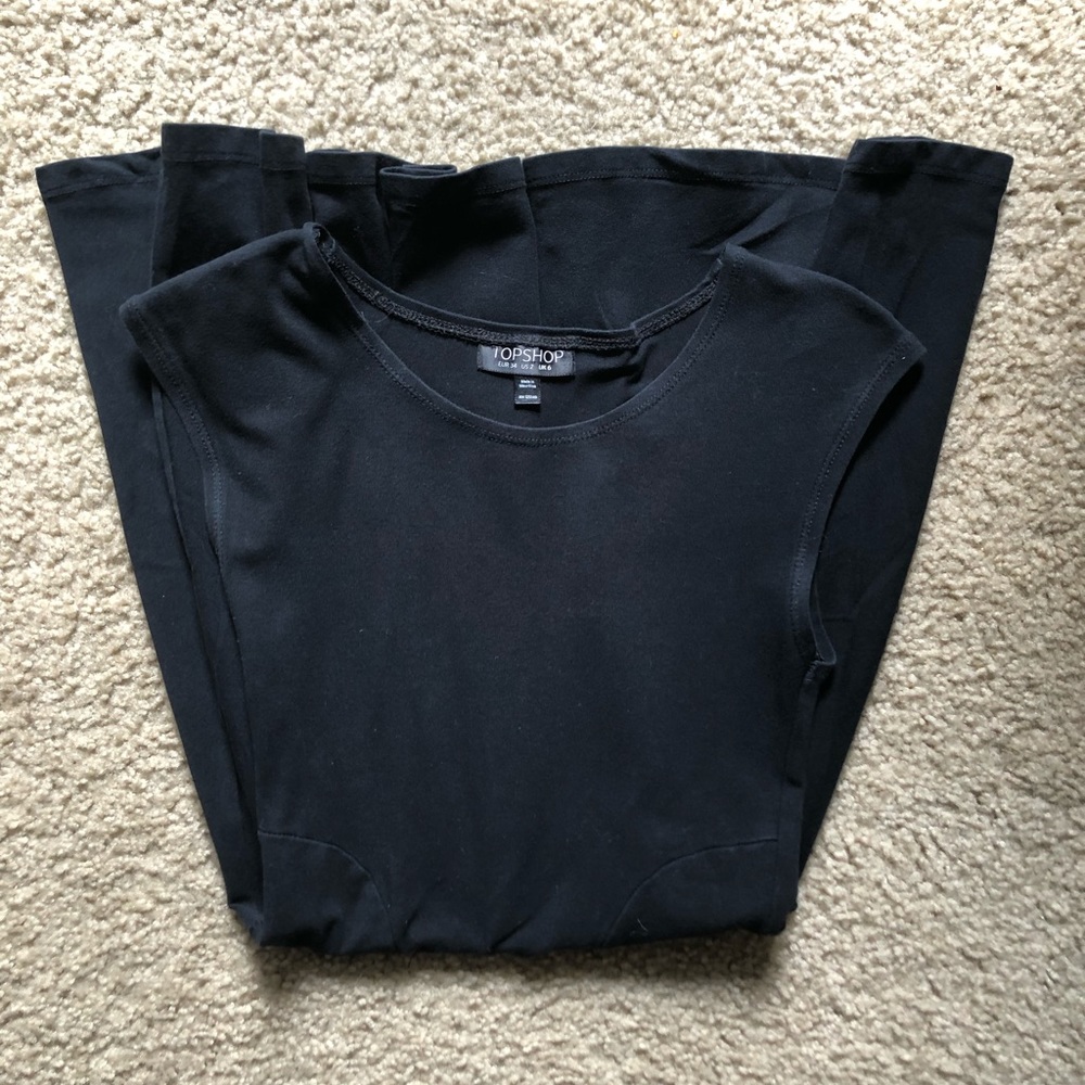 Top shop black skater dress